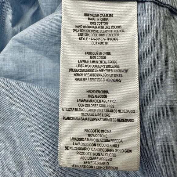 NWT Joie‎ Adotte Blouse in Maritime Chambray Size Small - Picture 12 of 12